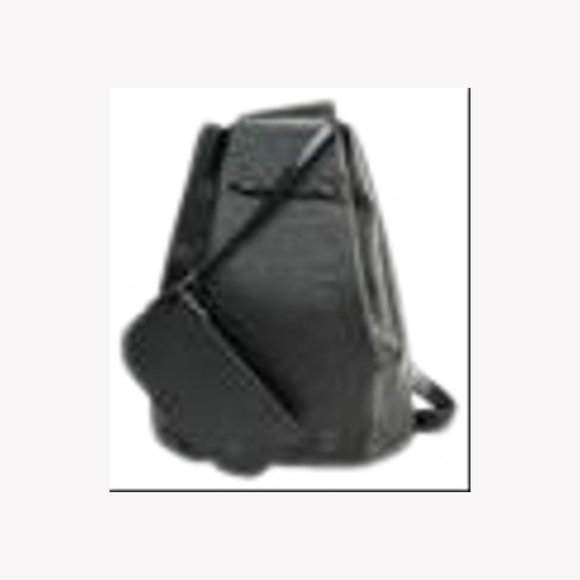 Louis Vuitton Black Epi Leather Noir Sac a Dos Sling Backpack with Pouch 1LV1103 - Picture 1 of 12